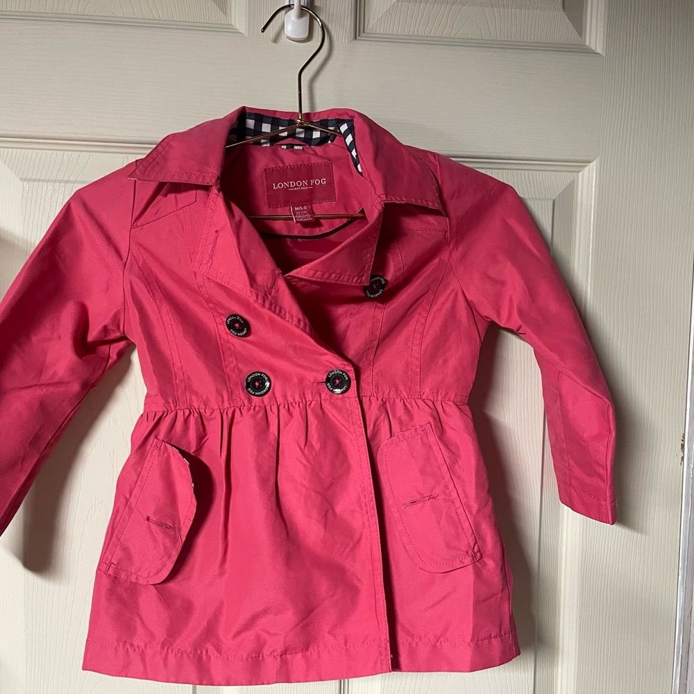 London Fog Kids Fuchsia Raincoat